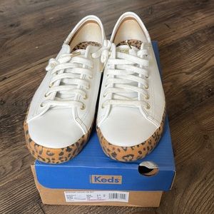 Keds Kickstart Leopard Sneaker Women’s Size 8.5
